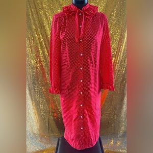 ❤️Leslie Fay - Red Heart Print Dress❤️